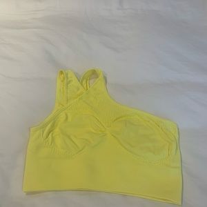 Yellow mercury sports bra